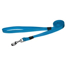 Utility medium 16mm snake fixed dog lead, turquoise reflective, Rogz