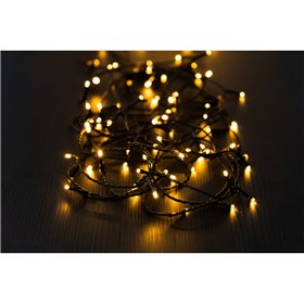 Finnlumor Light string 1500LED warm white black cable
