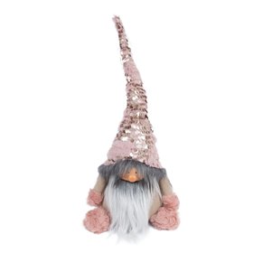 Santa PINKY, pink, H46cm