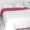 Двустороннее покрывало HappyFriday Basic Arista Белый Розовый 270 x 260 cm