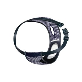 Protective pants, textile mesh, L: 50–59 cm, dark blue