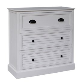 Cabinet MELDON 80x35xH80cm, white