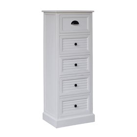 Cabinet MELDON 45x35xH116.5cm, white