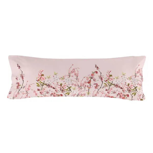Наволочка HappyFriday Chinoiserie rose Разноцветный 45 x 110 cm