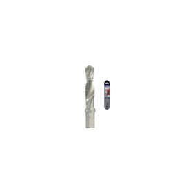 Combi tapping drill bit HSS, 1/4" hex shank, M6