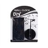Wall clock DIY sticker, black