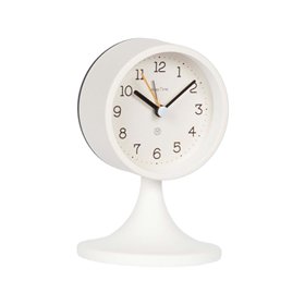 Alarm clock EVERO H14cm, white