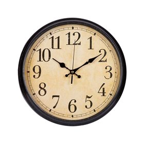 Wall clock ZINT D30cm, brown