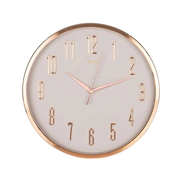 Wall clock HUGH D37cm, cream