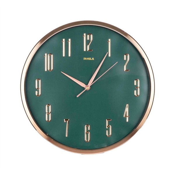Wall clock HUGH D37cm, green