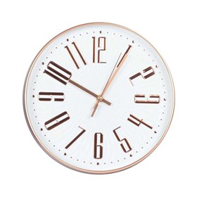 Wall clock CLINT D30cm, rose gold