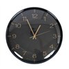 Wall clock CLASSY D36cm, black/gold