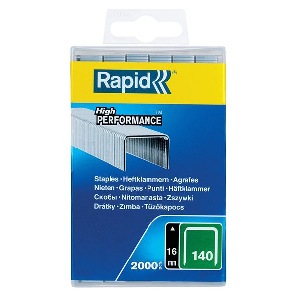 Staples No140 16mm 2000pcs plastic box