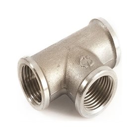 Female tee 1/2'' chrome