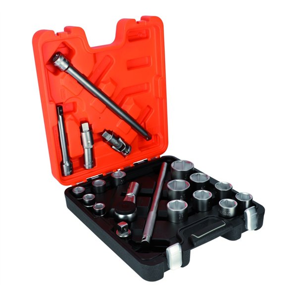 Socket set 3/4" 19 50mm