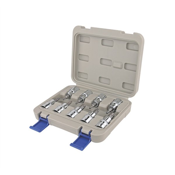 TORX bit socket set 9 pcs 1/2" T20-T60 Irimo