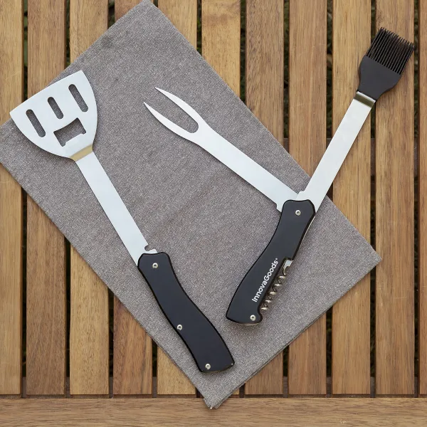 5 in 1 Barbecue Utensils Set Bbkit InnovaGoods