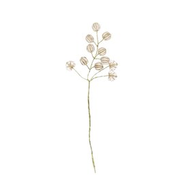 Artificial branch SHINE 13cm, pearls