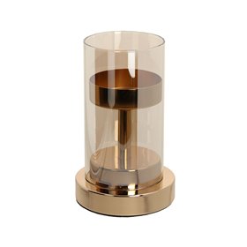 Candlestick LAUDRE D10xH14cm, gold