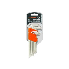 Hex key set 7 pcs 2.5-10mm long Truper®