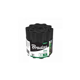 Lawn wavy board 9m x 10cm, black