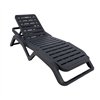 Deck chair SCIROCCO, dark grey