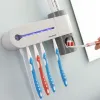 UV Toothbrush Steriliser with Stand and Toothpaste Dispenser Smiluv InnovaGoods