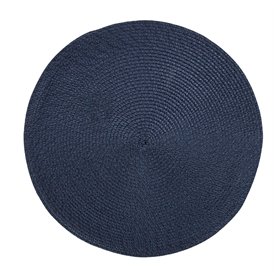 Placemat SELMA D38cm, dark blue