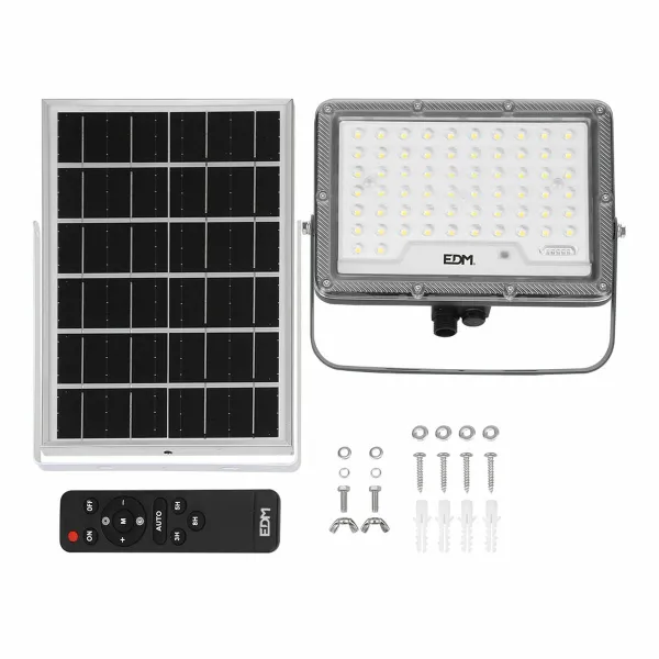 Прожектор EDM 31856 Slim Серый 50 W 600 lm Солнечный (6500 K)
