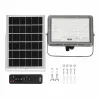 Valonheitin/projektorivalo EDM 31856 Slim Harmaa 50 W 600 lm Aurinkokenno (6500 K)