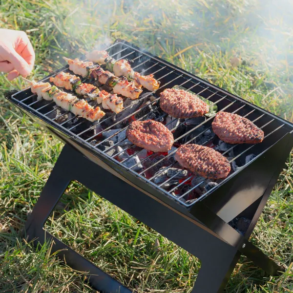 Folding Portable Barbecue for use with Charcoal FoldyQ InnovaGoods