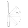 Prožektoru projektors EDM 31863 300 W 1800 Lm 3500 lm Solārais Kustības Sensors (6500 K)