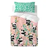 Tyynyliina HappyFriday Moshi Moshi Panda Garden Monivärinen 50 x 75 cm
