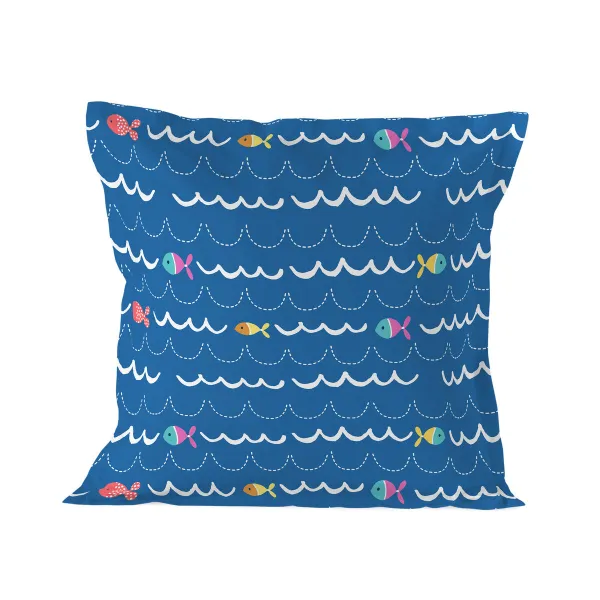 Tyynyliina HappyFriday Moshi Moshi Sea Life Monivärinen 80 x 80 cm