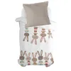Pillowcase HappyFriday Moshi Moshi Rabbit Family Multicolour 80 x 80 cm