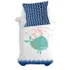 Наволочка HappyFriday Moshi Moshi Whale Разноцветный 80 x 80 cm