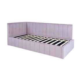 Bed JASPER 90x200cm, mauve rose