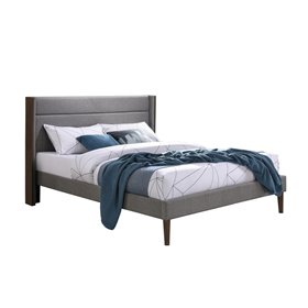 Bed TEXAS 160x200cm, grey