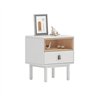 Nightstand IRIS 48x40xH55cm, white