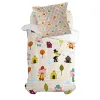 Pillowcase HappyFriday Mr Fox Piggys Vichy Multicolour 80 x 80 cm