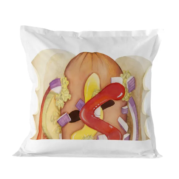 Pagalvės užvalkalas HappyFriday Baleno Teen Hotdog Spalvotas 80 x 80 cm