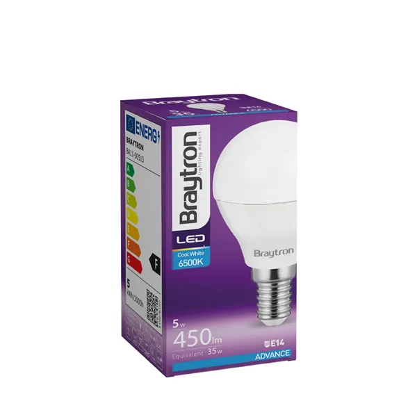 BRY-ADVANCE-5W-E14-P45-6500K-LED BULB