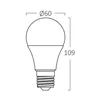 BRY-ADVANCE-5W-E27-A60-3000K-LED BULB
