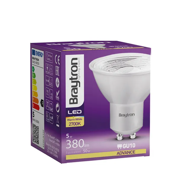 BRY-ADVANCE-5W-GU10-38D-3000K-LED BULB