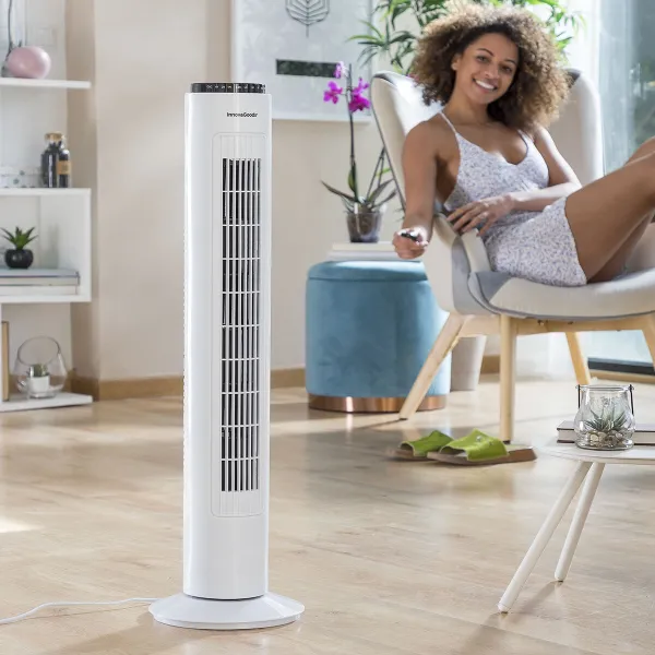 Tower Fan with Remote Control Towarie InnovaGoods