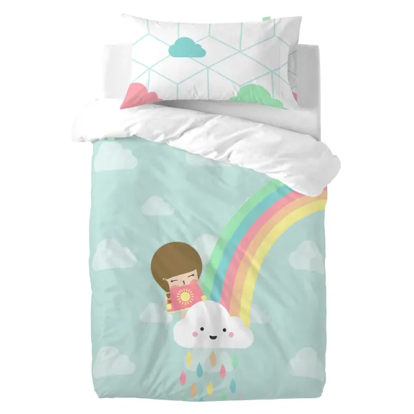 Tyynyliina HappyFriday Happynois Rainbow Monivärinen 50 x 75 cm