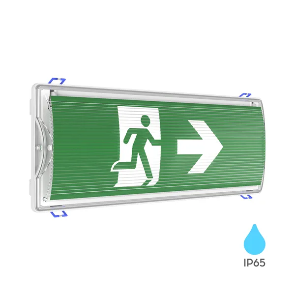 BRY-EXIT-LED-5W-DUAL-IP65-WHT-EMERGENCY EXIT