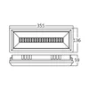 BRY-EXIT-LED-5W-DUAL-IP65-WHT-EMERGENCY EXIT