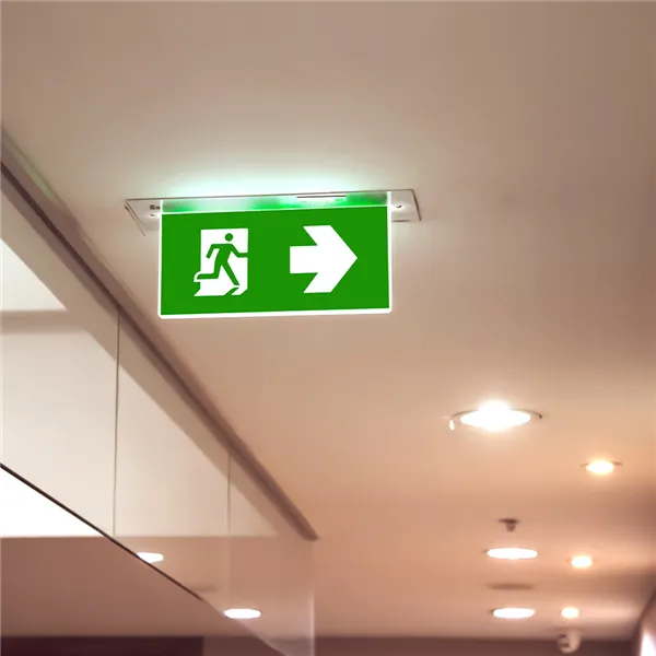 BRY-EXIT-LED-2W-RCS-IP20-WHT-EMERGENCY EXIT