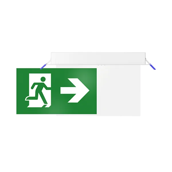 BRY-EXIT-LED-2W-RCS-IP20-WHT-EMERGENCY EXIT